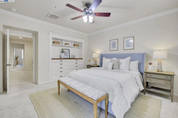 Bedroom, Interior, Recessed Lighting