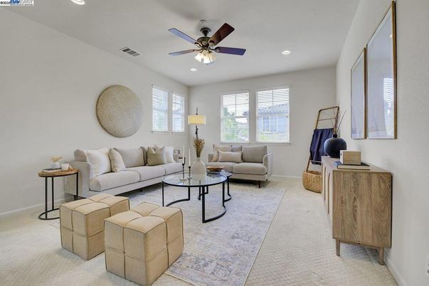 Interior, Living room, Recessed Lighting