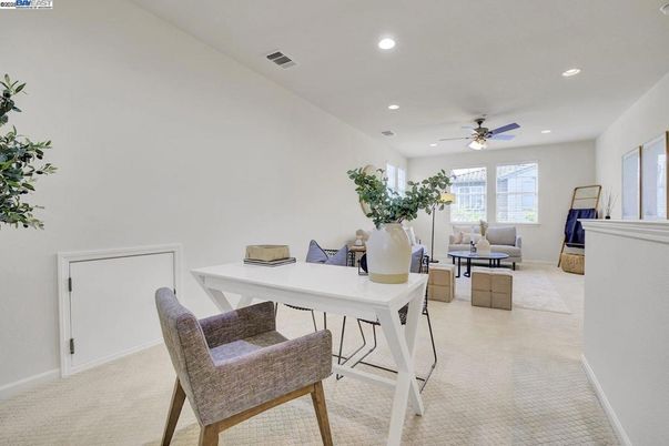 Home Office, Interior, Living room, Recessed Lighting