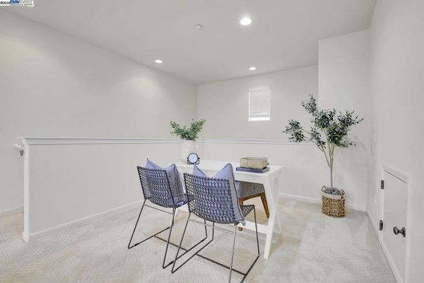 Home Office, Interior, Recessed Lighting
