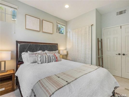 Bedroom, Interior, Recessed Lighting