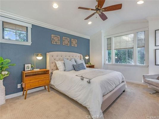 Bedroom, Interior, Recessed Lighting