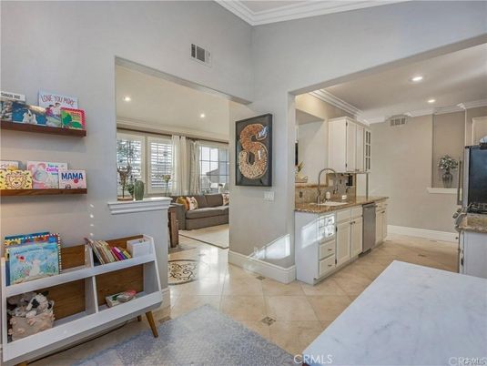 Interior, Living room, Recessed Lighting