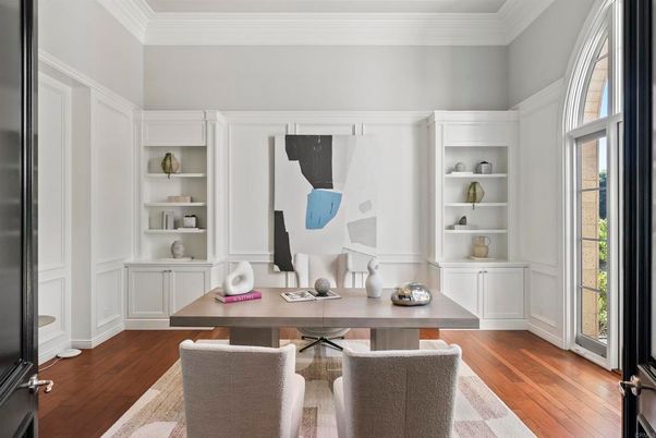 Home Office, Interior, Wood Texture Flooring