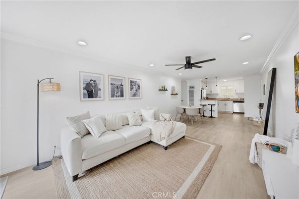 Dining room, Interior, Kitchen, Living room, Pendant Lights, Recessed Lighting, Wood Texture Flooring