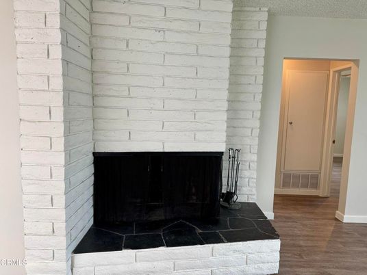 Fireplace, Interior, Stone Walls, Wood Texture Flooring
