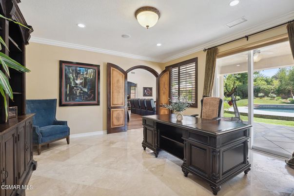 Home Office, Interior, Recessed Lighting