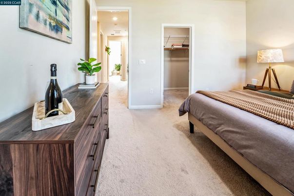 Bedroom, Interior, Recessed Lighting