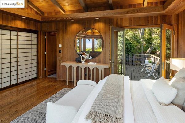 Bedroom, Interior, Wooden Beams, Wooden Ceilings, Wood Texture Flooring, Wooden Walls