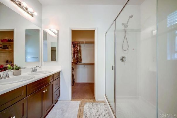 Bathroom, Dual Sink Vanities, Glass Shower, Interior, Walk-in Closets