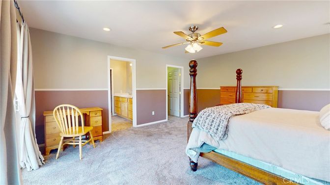 Bedroom, Interior, Recessed Lighting