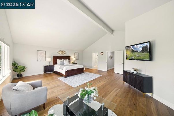 Bedroom, Interior, Wood Texture Flooring