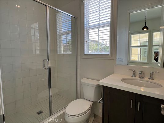 Bathroom, Glass Shower, Interior, Pendant Lights