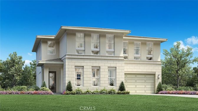 Attached, Exterior, Facade, Modern