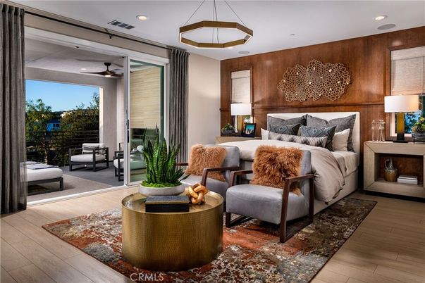 Fireplace, Interior, Living room, Pendant Lights, Recessed Lighting, Wood Texture Flooring, Wooden Walls