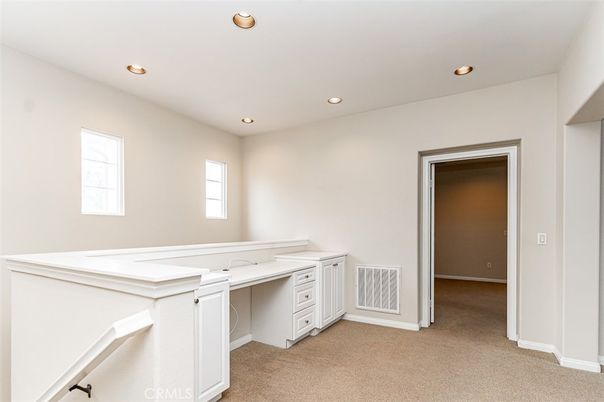 Home Office, Interior, Recessed Lighting
