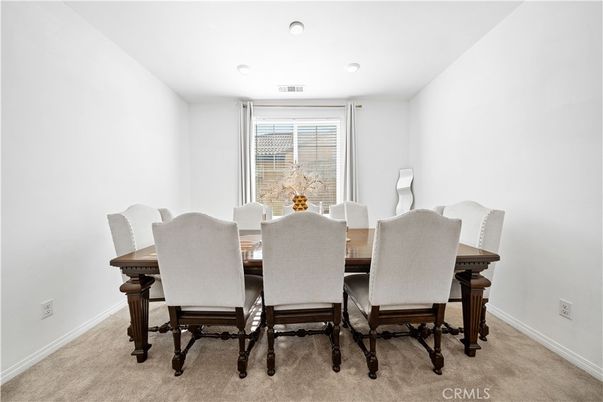 Dining room, Interior, Recessed Lighting