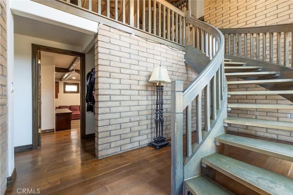 Interior, Stone Walls, Wood Texture Flooring