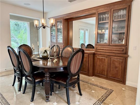 Chandelier, Dining room, Interior, Pendant Lights
