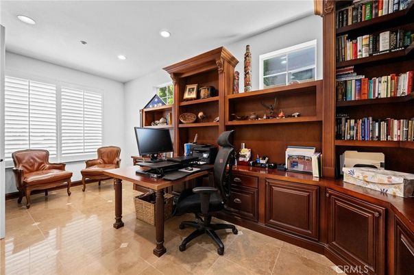 Home Office, Interior, Recessed Lighting