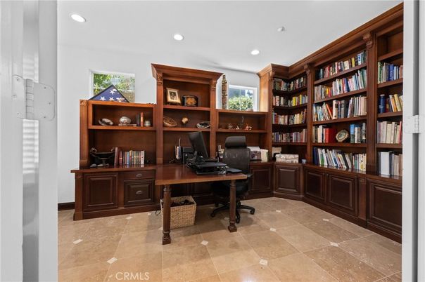 Home Office, Interior, Recessed Lighting