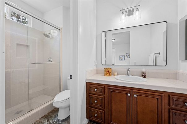 Bathroom, Glass Shower, Interior, Tile Countertops