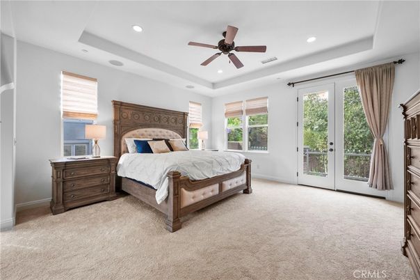 Bedroom, Interior, Recessed Lighting