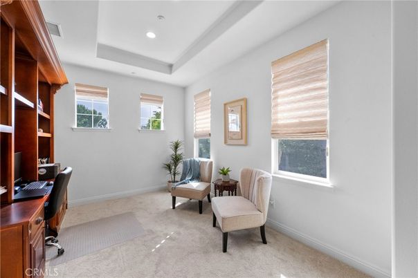 Home Office, Interior, Recessed Lighting
