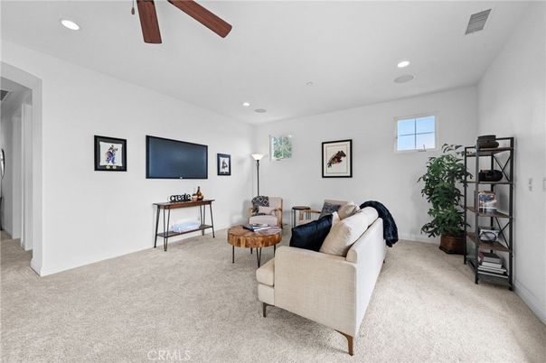 Interior, Living room, Recessed Lighting