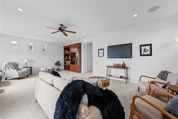 Interior, Living room, Recessed Lighting