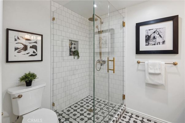 Bathroom, Glass Shower, Interior