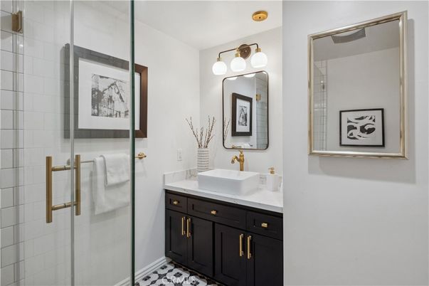 Bathroom, Glass Shower, Interior