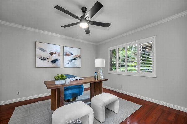 Home Office, Interior, Wood Texture Flooring