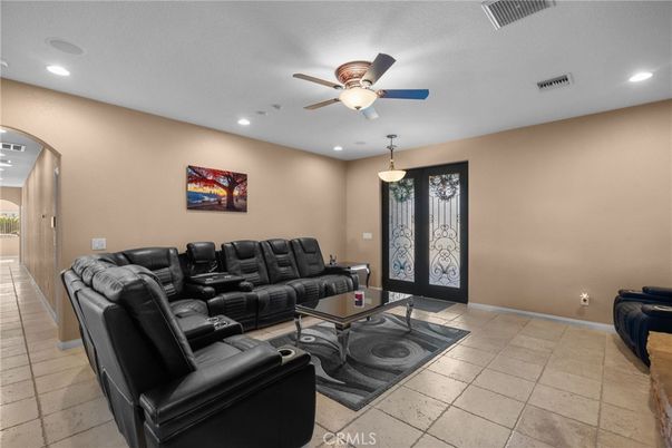 Home Theatre Room, Interior, Pendant Lights, Recessed Lighting