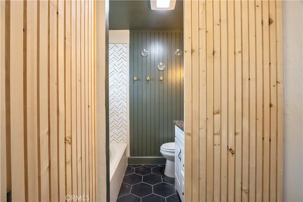Bathroom, Interior, Wooden Walls