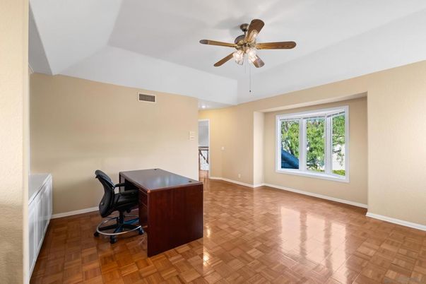Home Office, Interior, Wood Texture Flooring