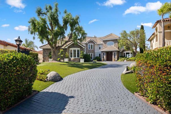 Backyard, Exterior, Facade, Mediterranean