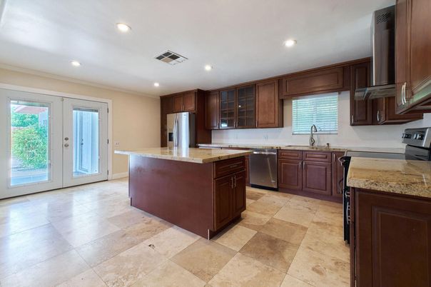 Interior, Kitchen, Recessed Lighting, Stainless Steel Appliances
