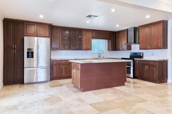 Interior, Kitchen, Recessed Lighting, Stainless Steel Appliances