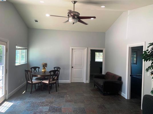 Dining room, Interior, Recessed Lighting