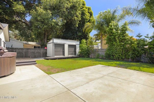 Backyard, Detached Garage, Exterior