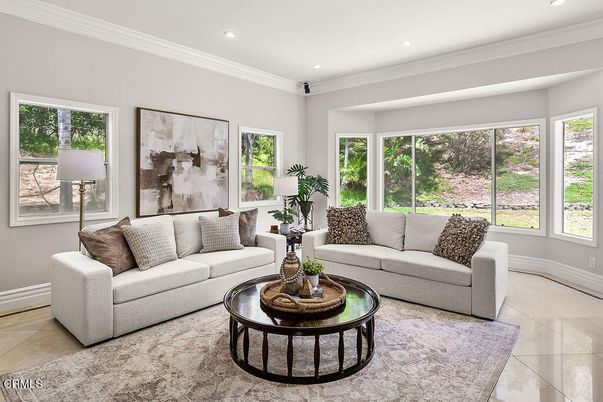 Interior, Living room, Recessed Lighting