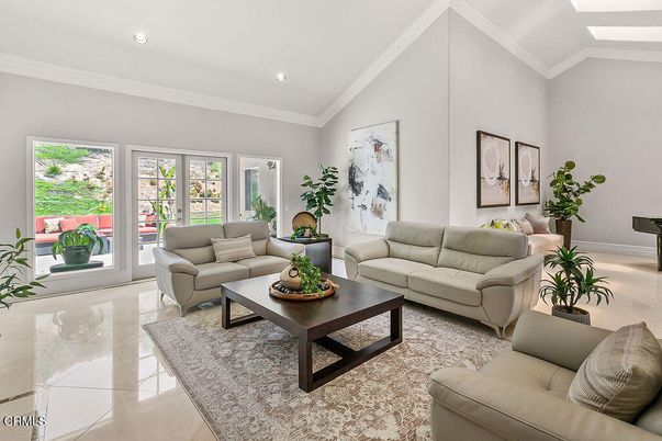 Interior, Living room, Recessed Lighting