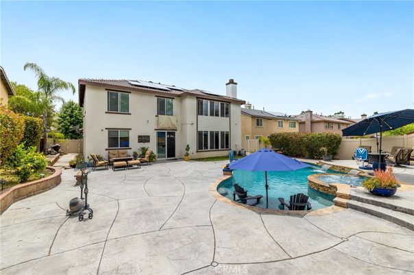 Exterior, Pool, Solar Panels