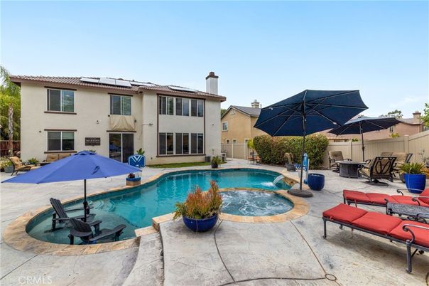 Exterior, Pool, Solar Panels