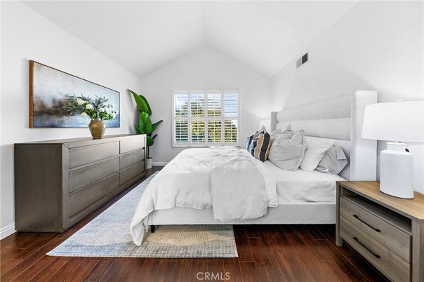 Bedroom, Interior, Wood Texture Flooring