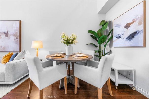 Dining room, Interior, Wood Texture Flooring