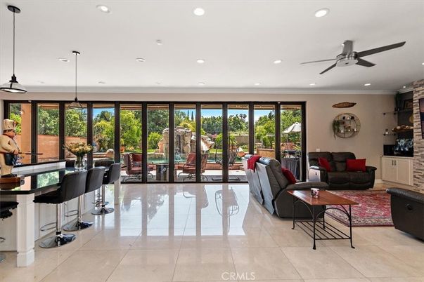 Dining room, Interior, Living room, Pendant Lights, Recessed Lighting