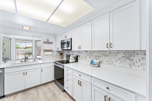 Interior, Kitchen, Wood Texture Flooring