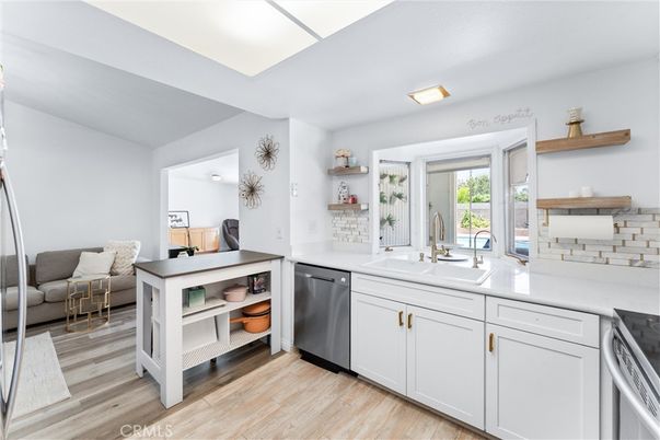 Interior, Kitchen, Wood Texture Flooring